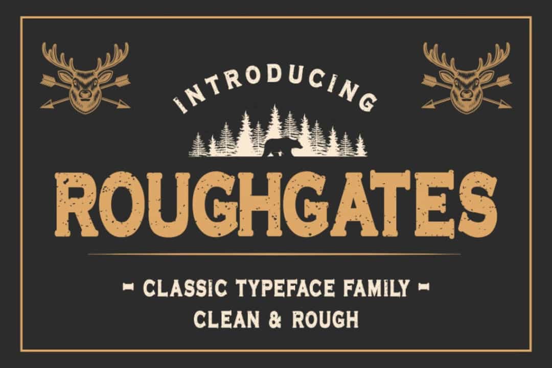 Roughgates Font Image 1