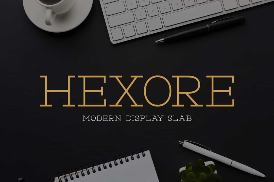 Hexore Font Image 1