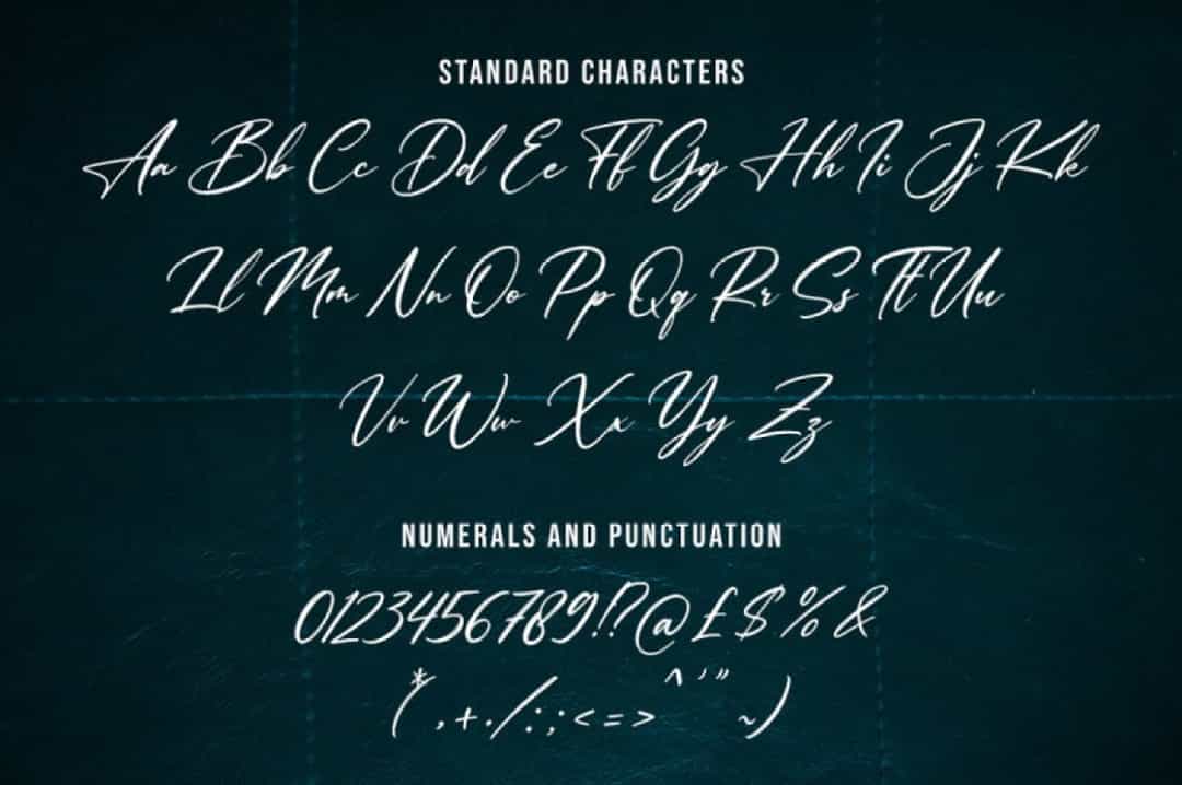Bellazio Font Image 3