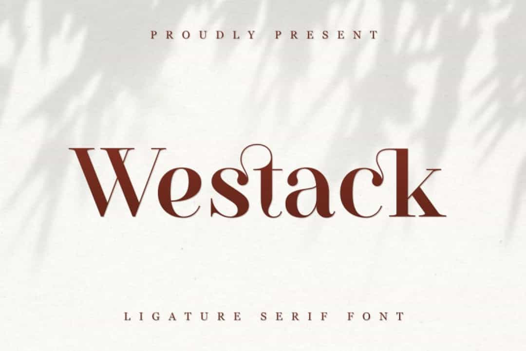 Westack Font Image 1