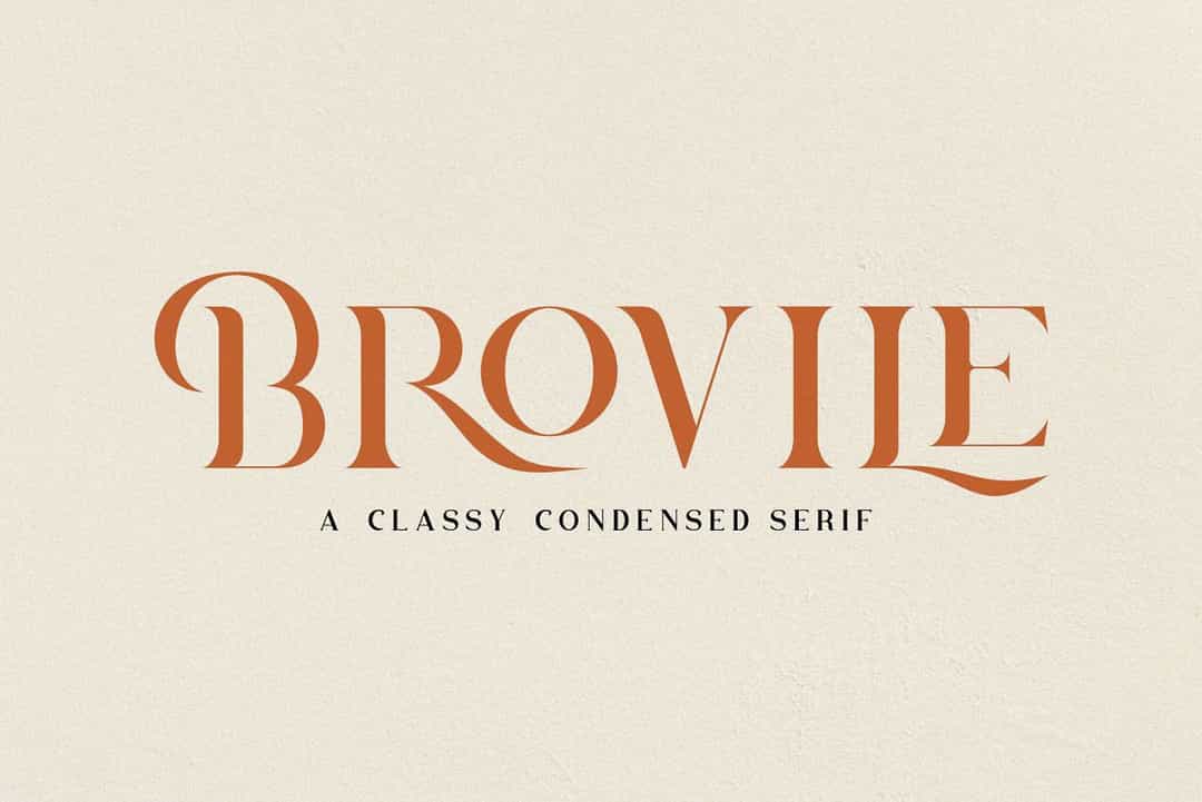 Brovile Font Image 1