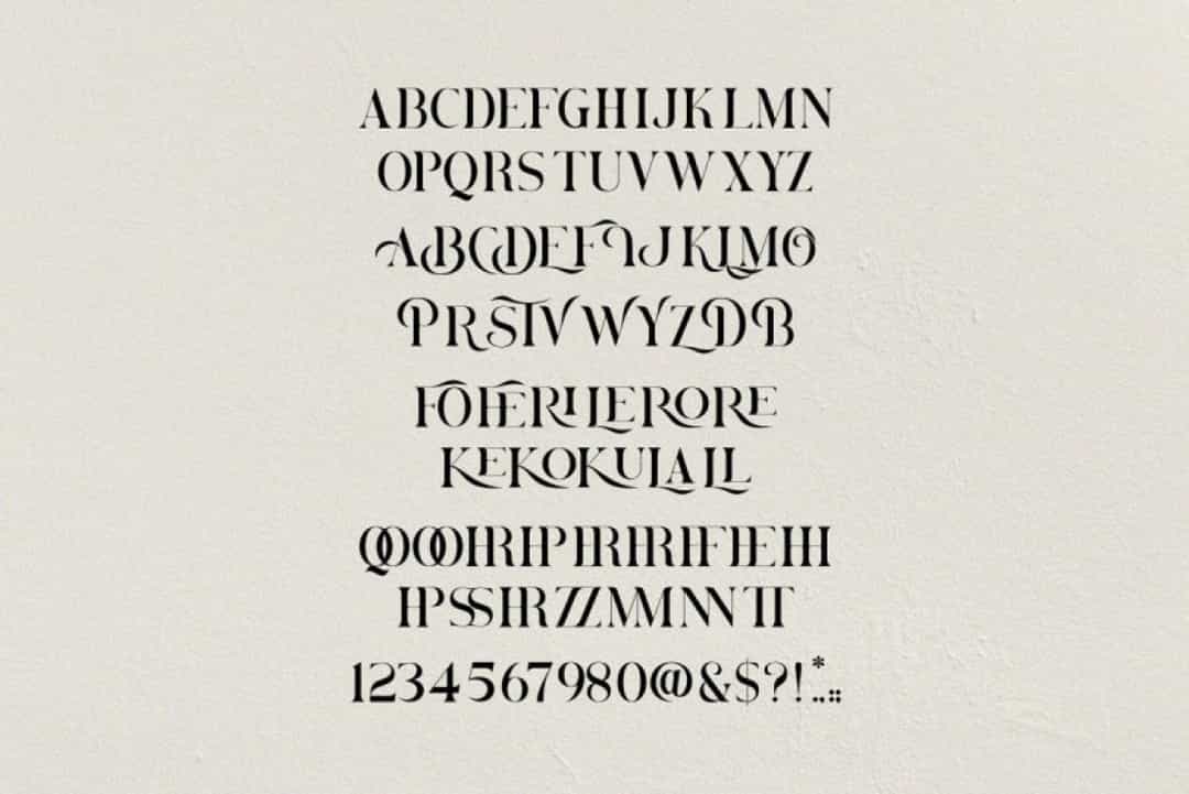 Brovile Font Image 3