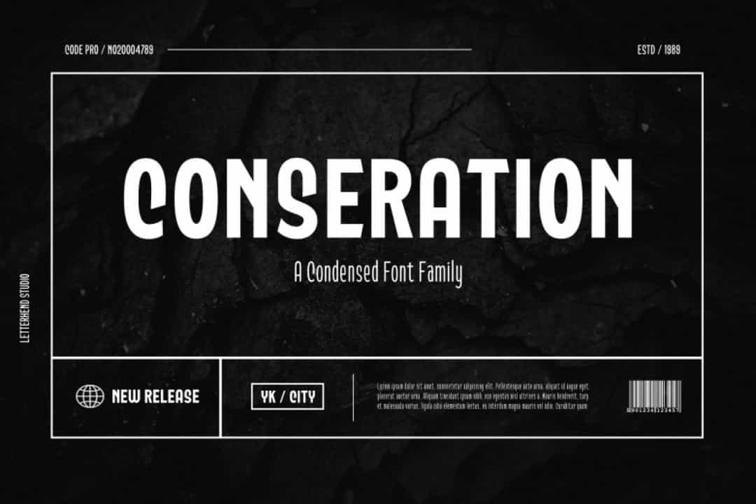 Conseration Font Image 1
