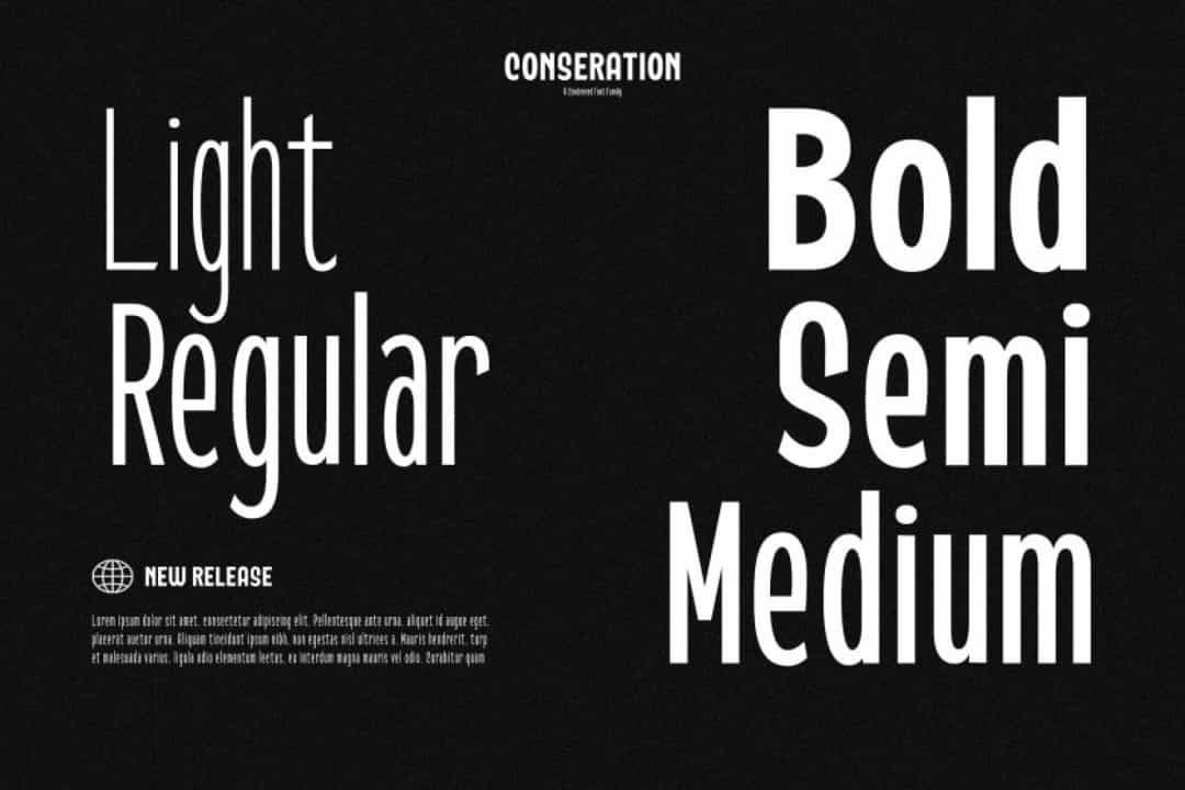 Conseration Font Image 2
