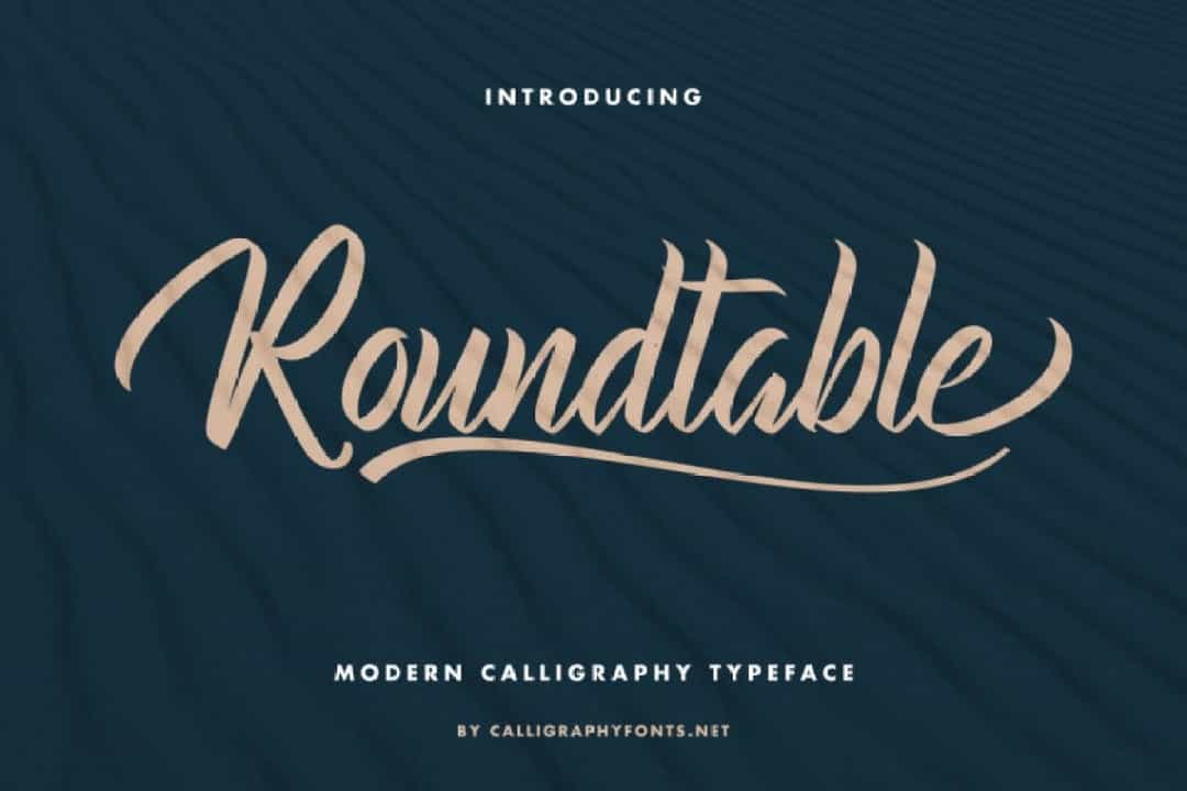 Roundtable Font Image 1