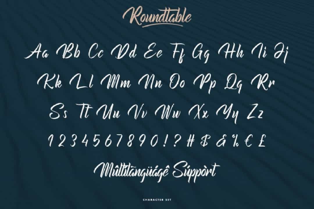Roundtable Font Image 3