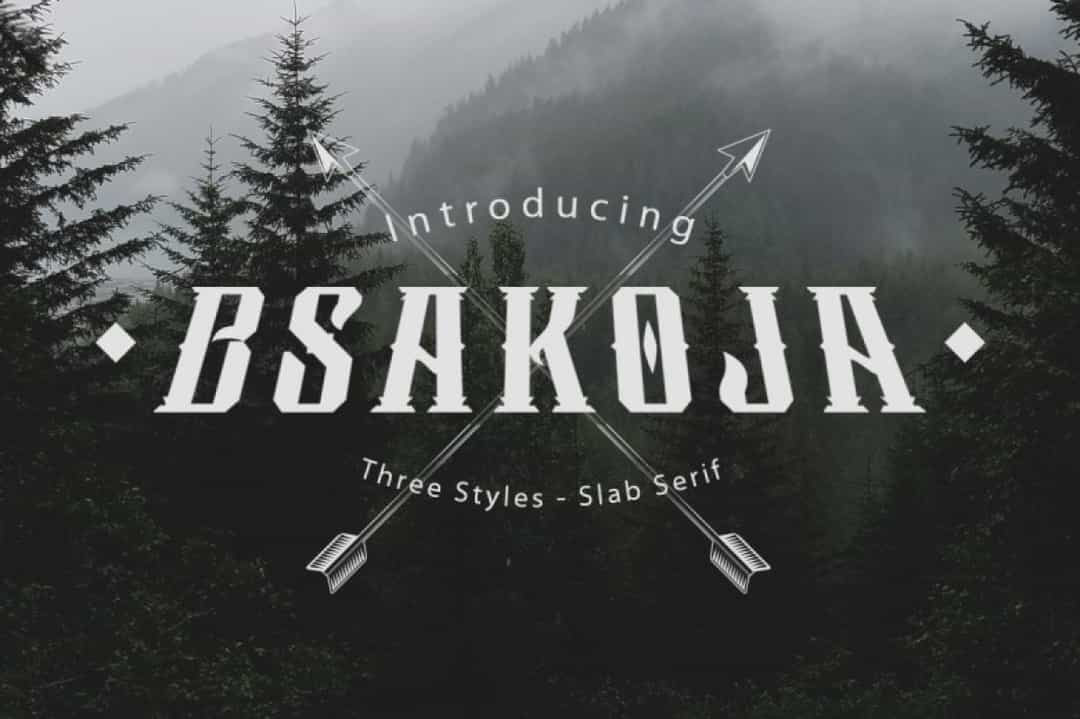 Bsakoja Font Image 1