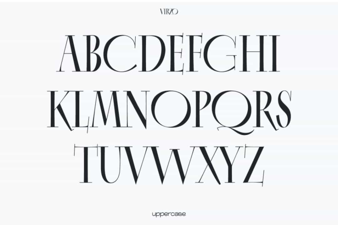 Virzo Font Image 2
