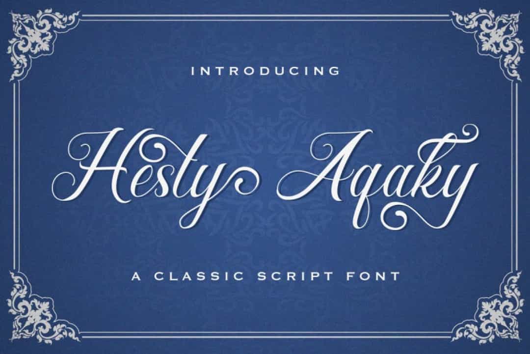 Hesty Aqaky Font Image 1