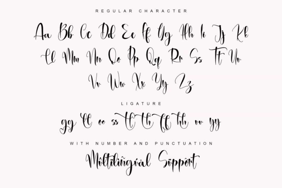Brithany Font Image 3