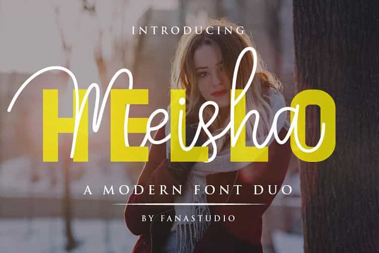 Hello Meisha Font Duo Image 1