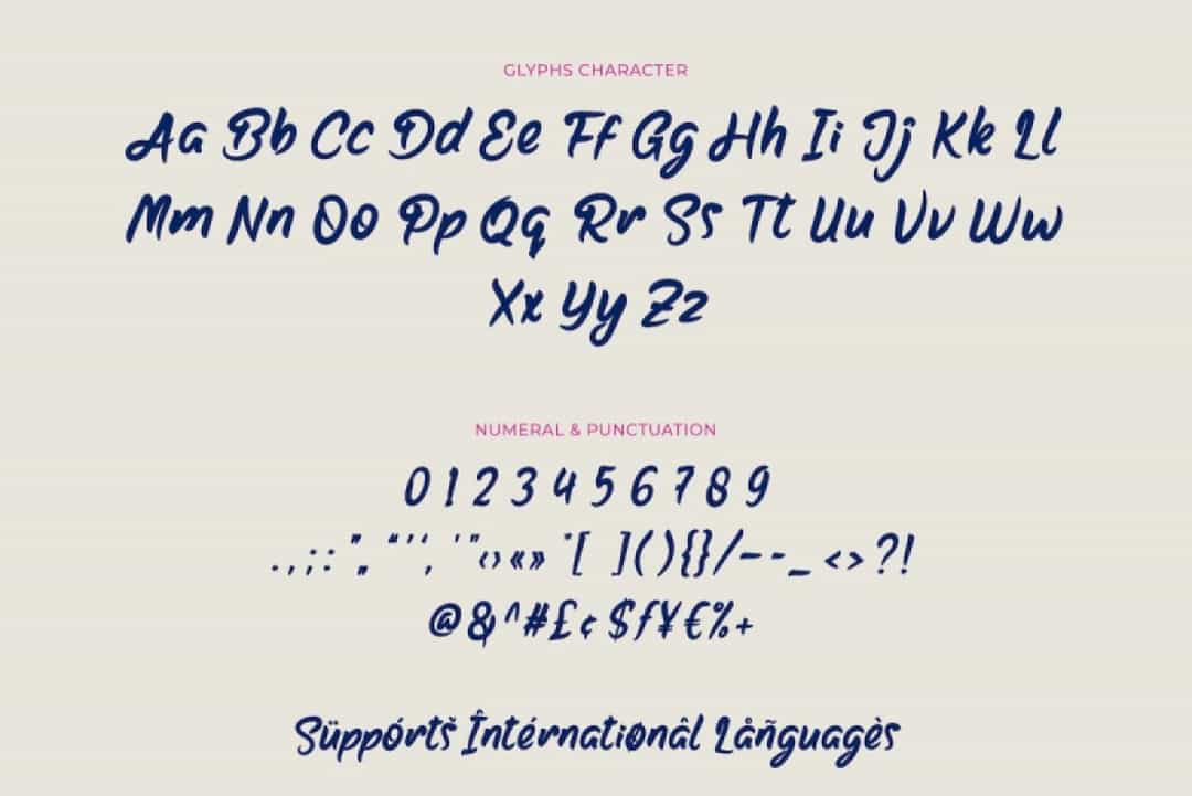 Dating Font Image 3