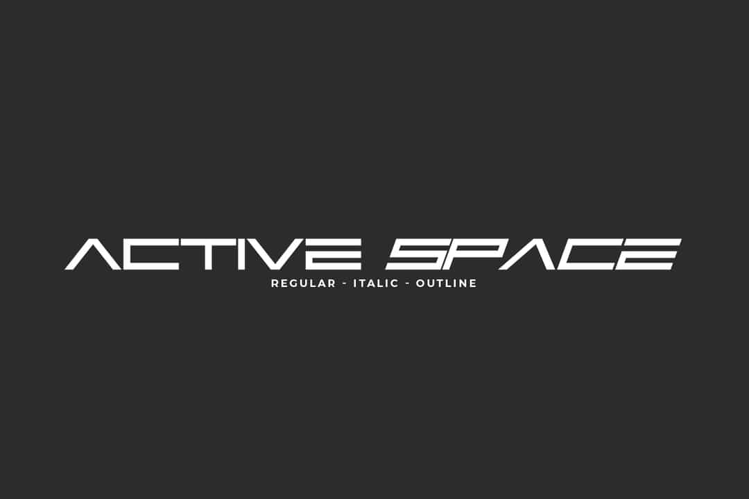 Active Space Font Image 1