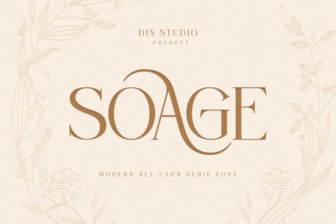 Soage Font Image 1