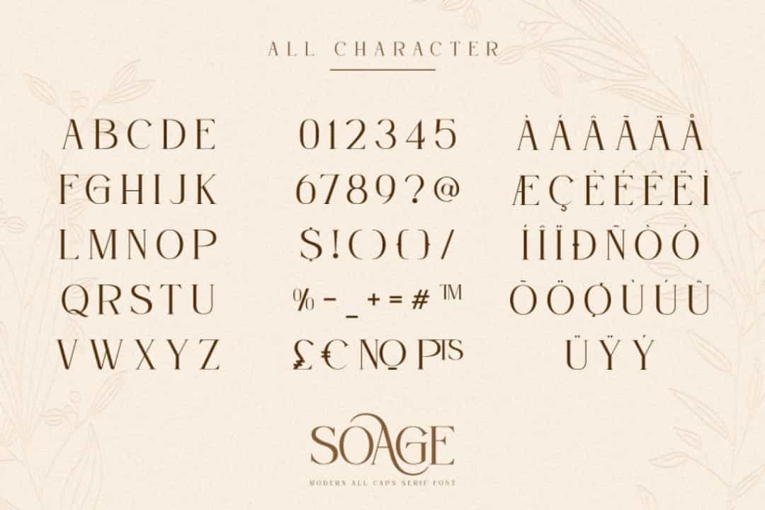 Soage Font Image 2