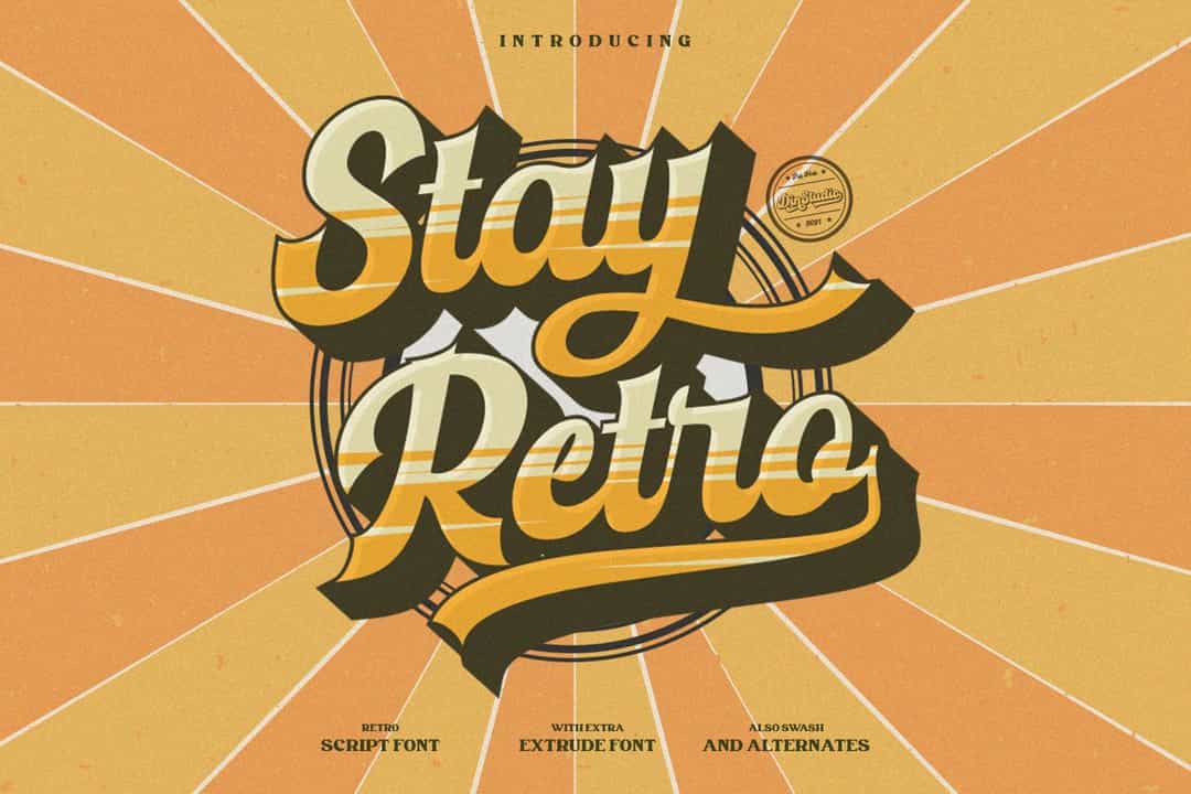 Stay Retro Font Image 1