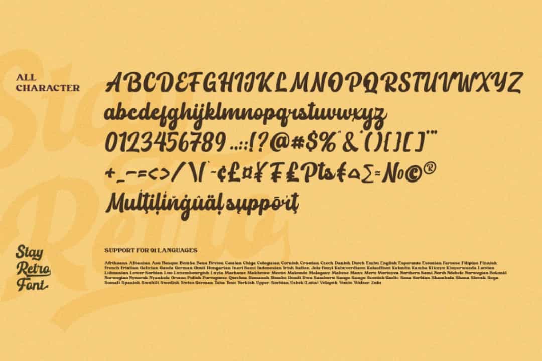 Stay Retro Font Image 3