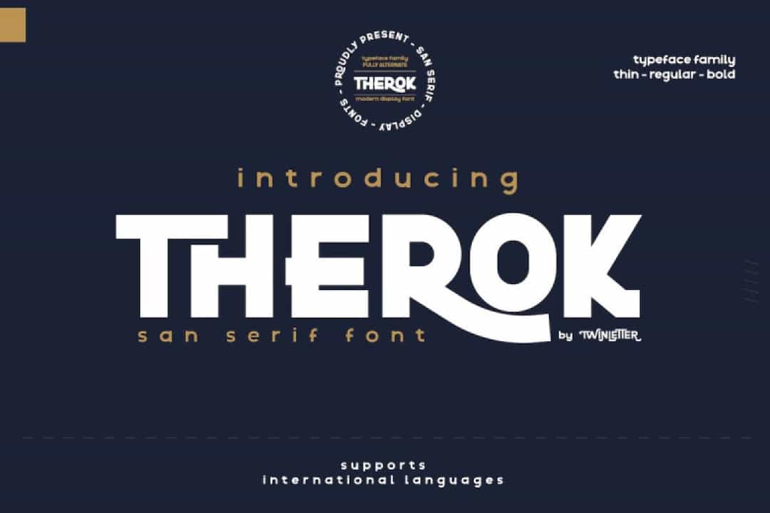 Therok Font Image 1