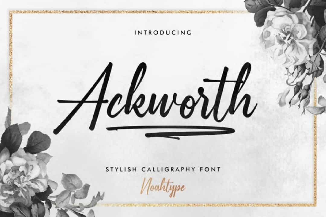 Ackworth Font Image 1