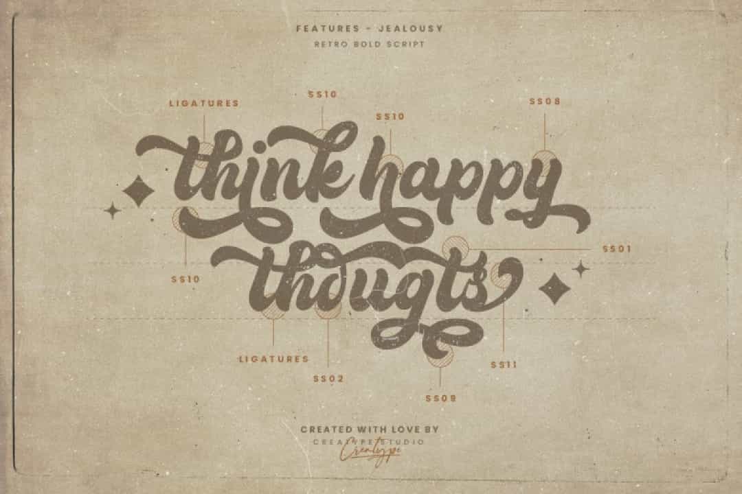 Jealousy Font Image 2