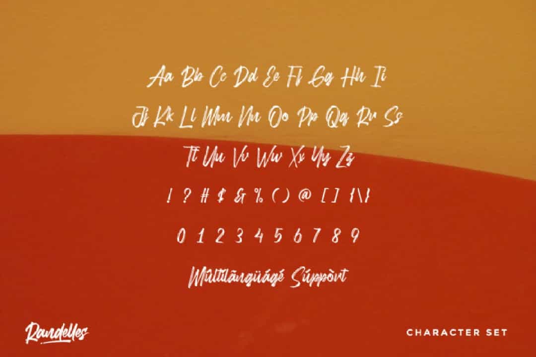Randelles Font Image 3