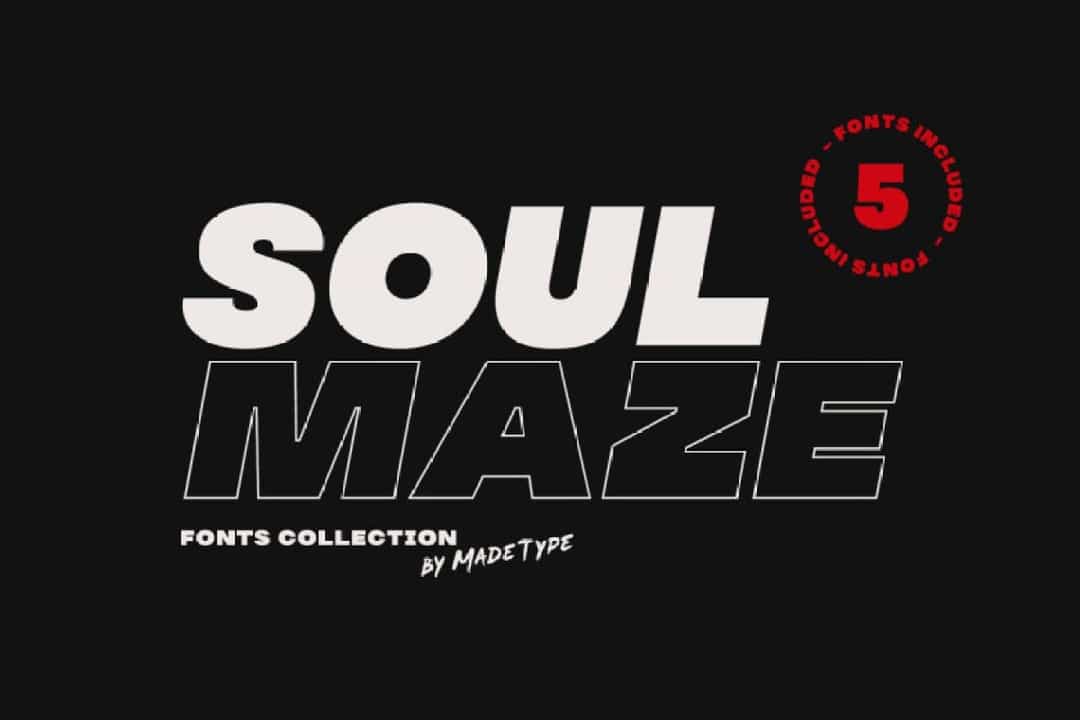 MADE Soulmaze Font Collection Image 1