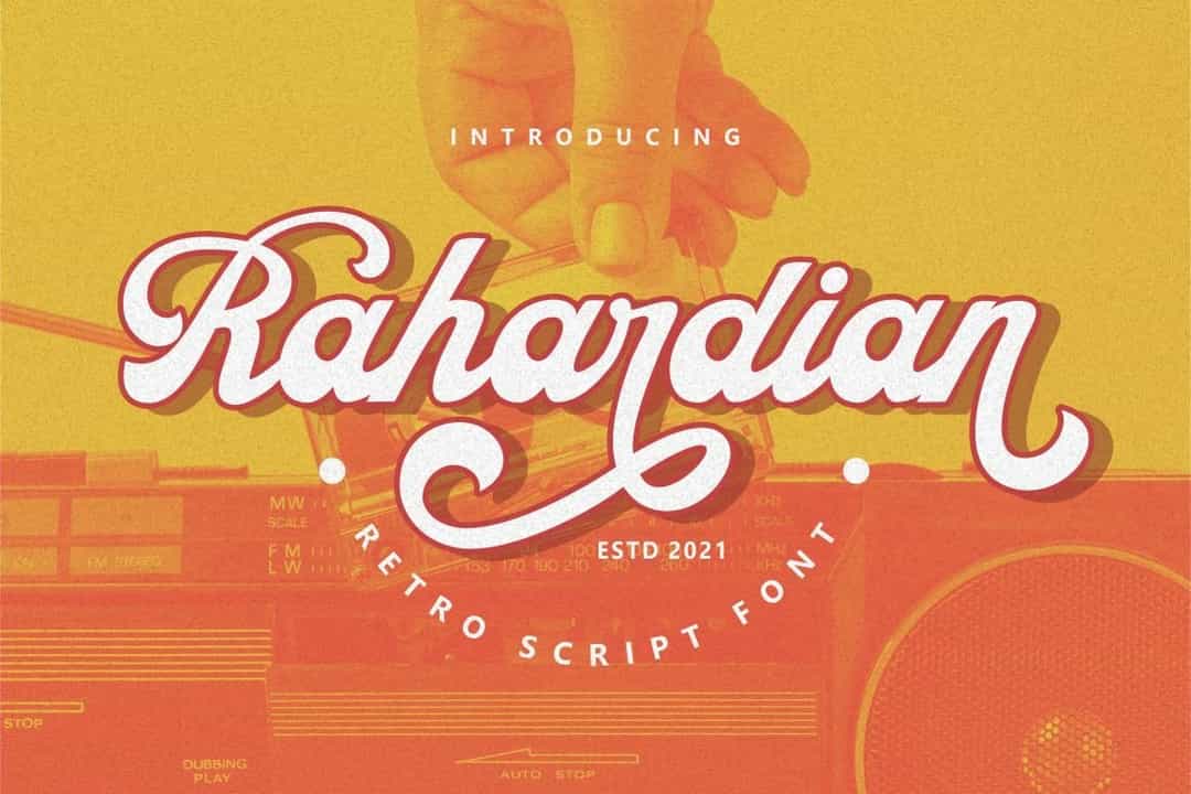 Rahardian Font Image 1