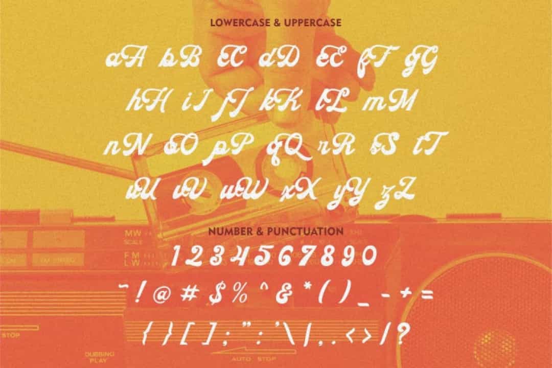 Rahardian Font Image 3