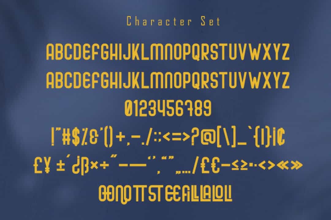 Cafiloser Font Image 3