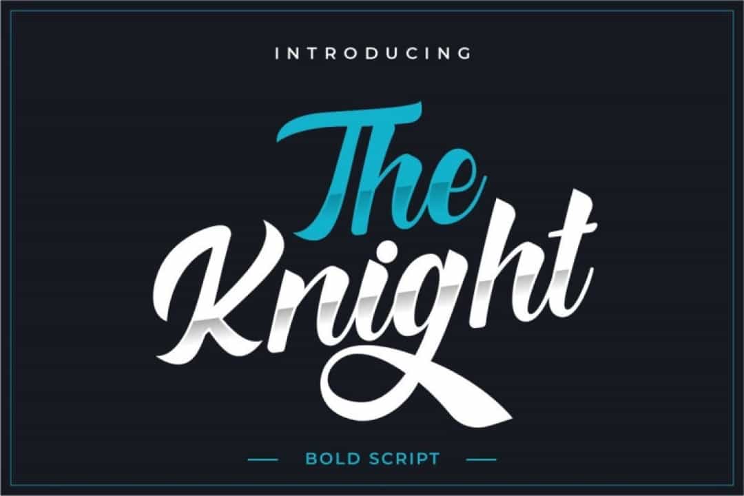 The Knight Font Image 1