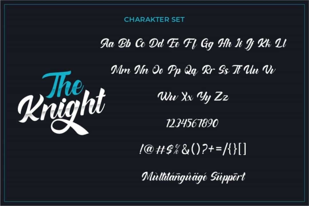 The Knight Font Image 3