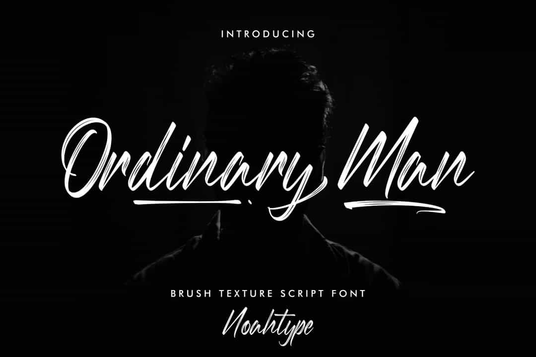 Ordinary Man Font Image 1
