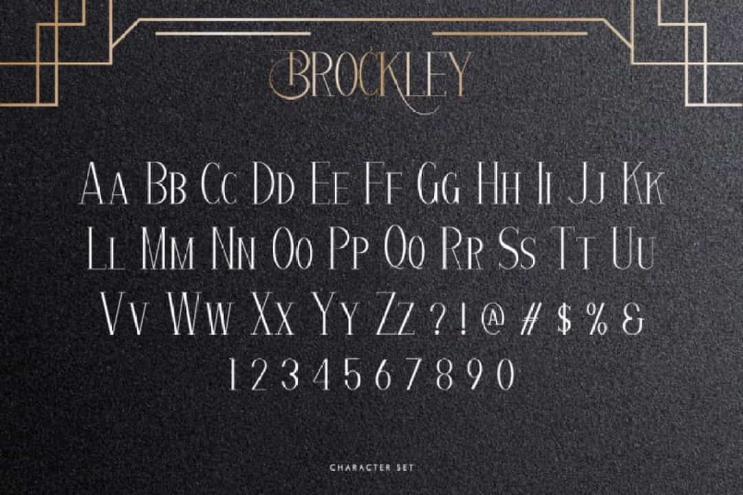 Brockley Font Image 3