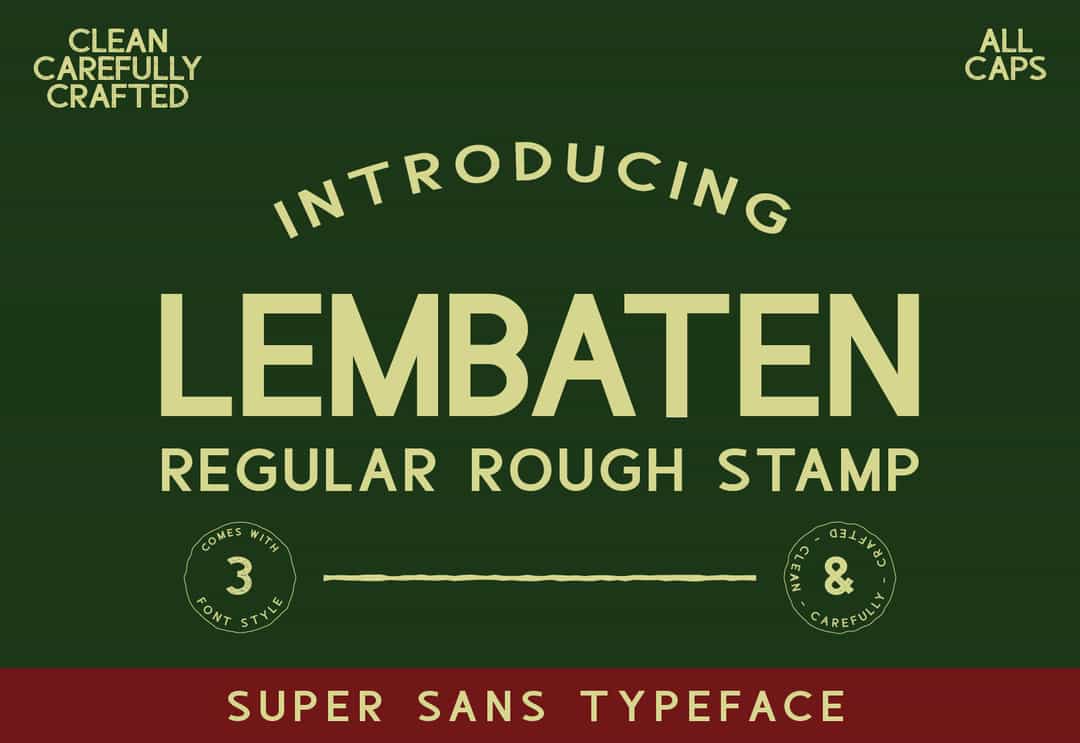 Lembaten Font Image 1