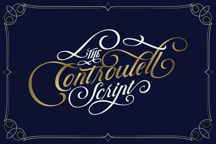 Controwell Victorian Typeface Image 3
