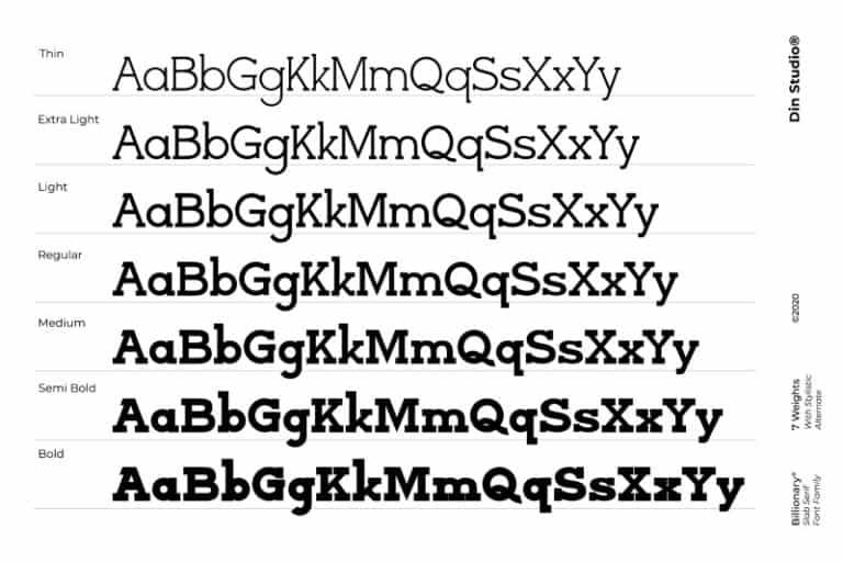 Billionary Font Image 2