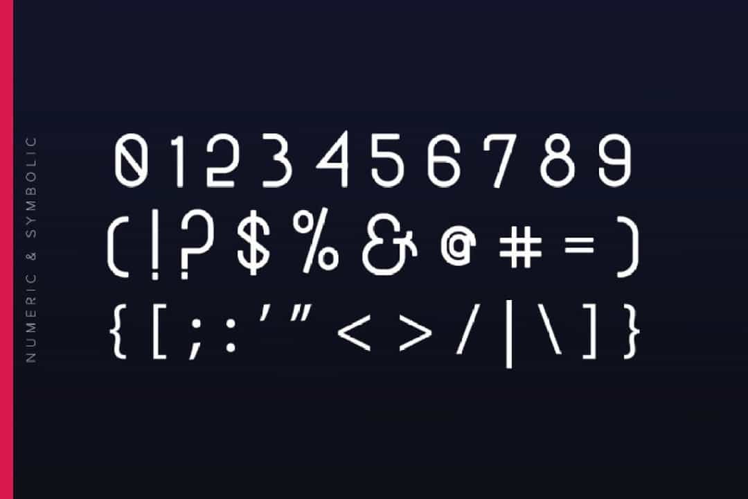 Black Hole Font Image 3