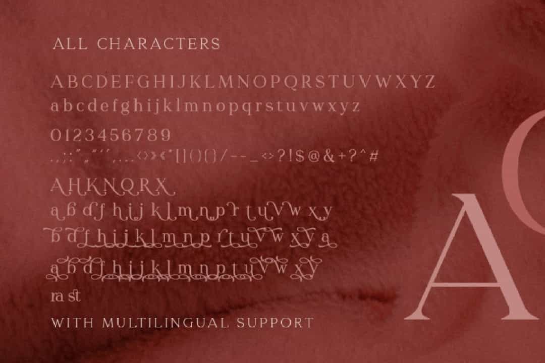 Redrains Font Image 3