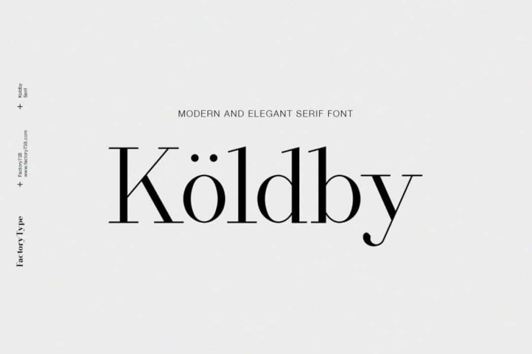 Koldby Font Image 1