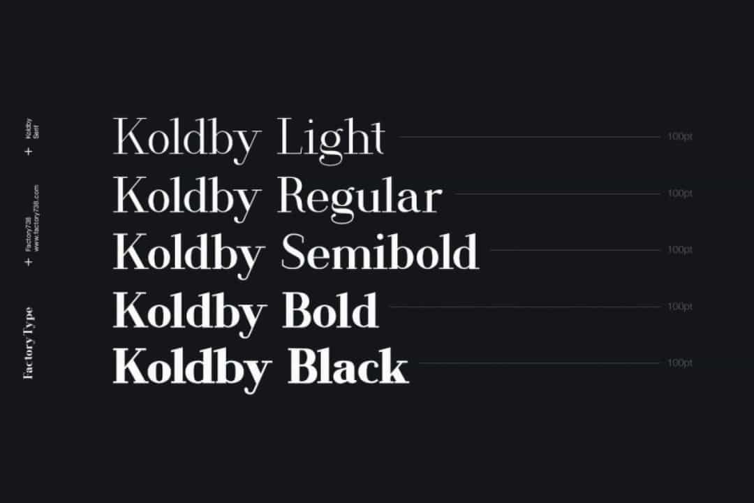 Koldby Font Image 2