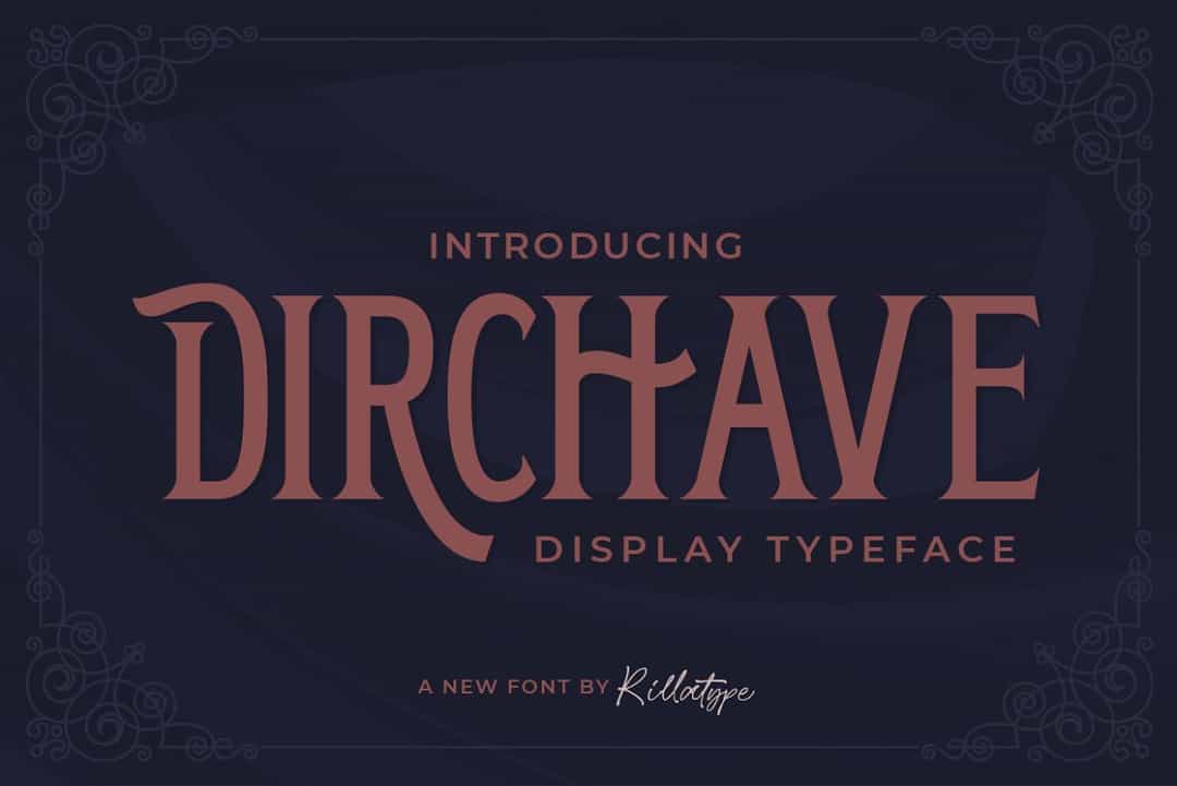 Dirchave Font Image 1