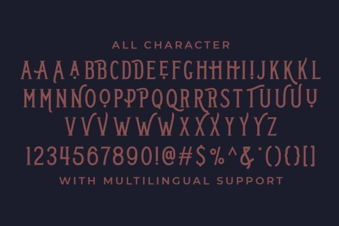 Dirchave Font Image 3