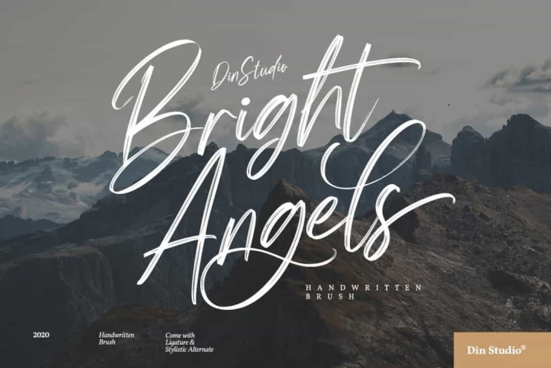 Bright Angels Font Image 1