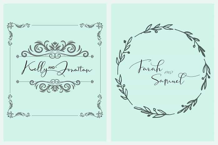 Tifany Script Font Image 3
