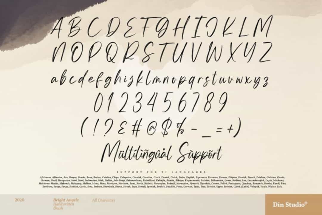 Bright Angels Font Image 3