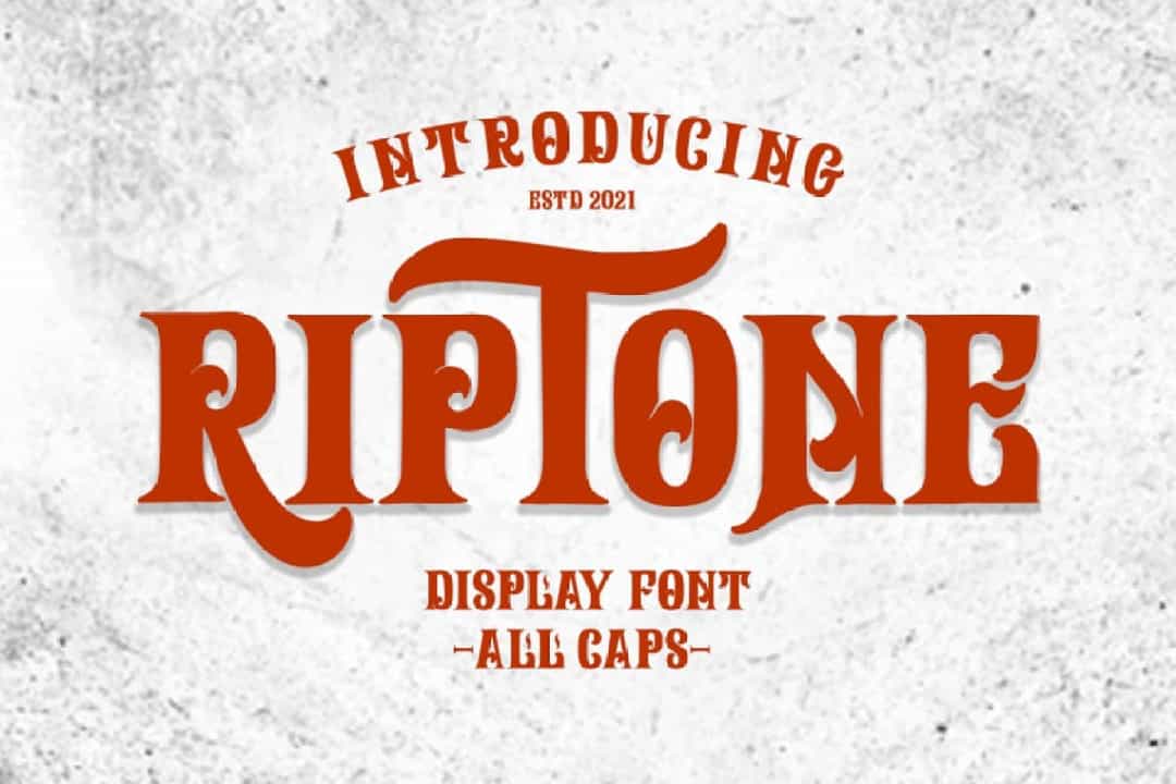Riptone Font Image 1