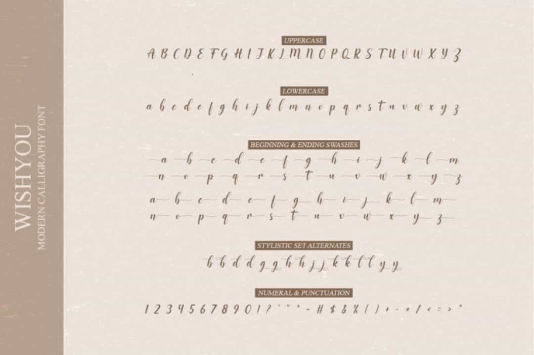 Wishyou Font Image 3