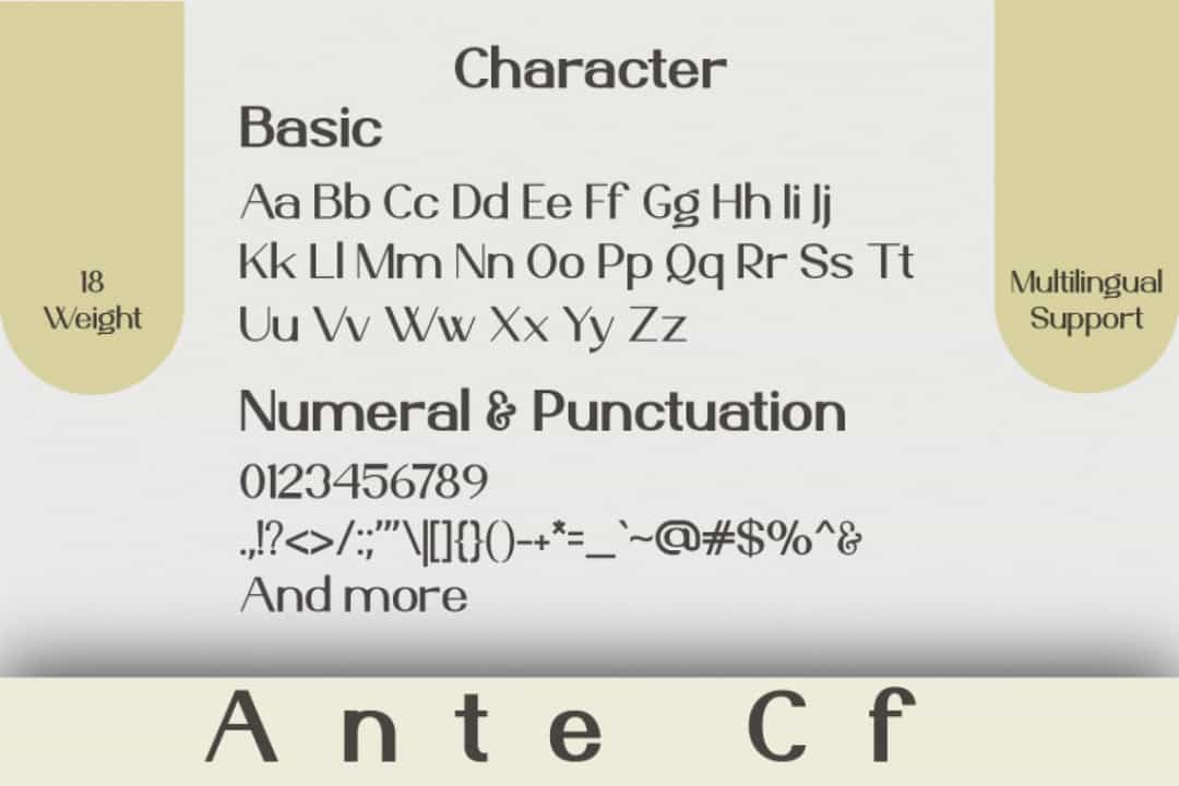 Ante Cf Font Free Image 3