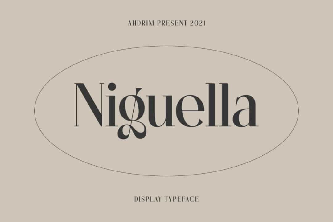 Niguella Font Image 1