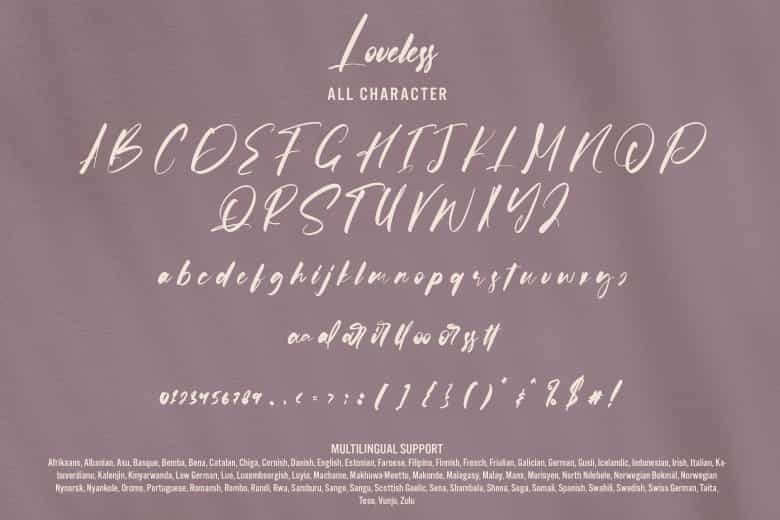 Loveless Font Image 3